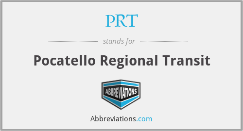 PRT - Pocatello Regional Transit