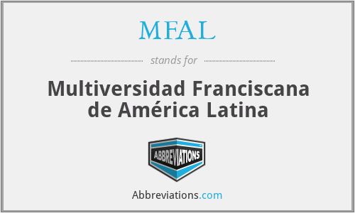MFAL - Multiversidad Franciscana de América Latina