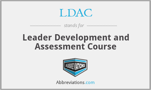 LDAC - Leader Development and Assessment Course