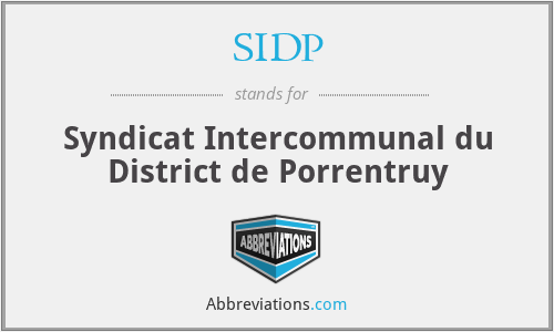 SIDP - Syndicat Intercommunal du District de Porrentruy