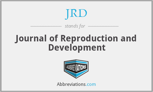 JRD - Journal of Reproduction and Development