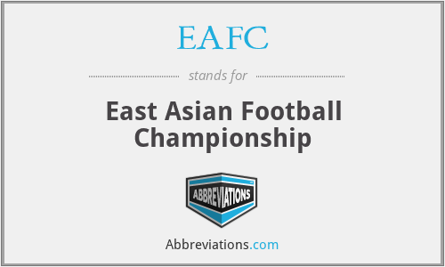 EAFC - East Asian Football Championship