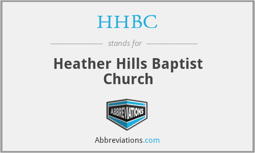 HHBC - Heather Hills Baptist Church