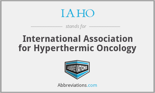 IAHO - International Association for Hyperthermic Oncology