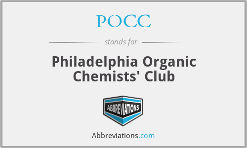 POCC - Philadelphia Organic Chemists' Club