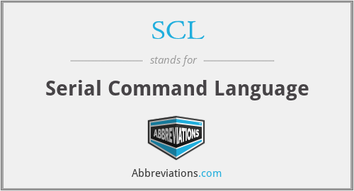 SCL - Serial Command Language