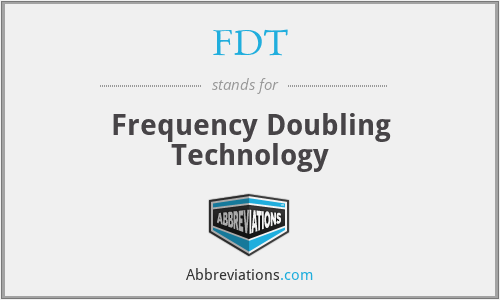FDT - Frequency Doubling Technology