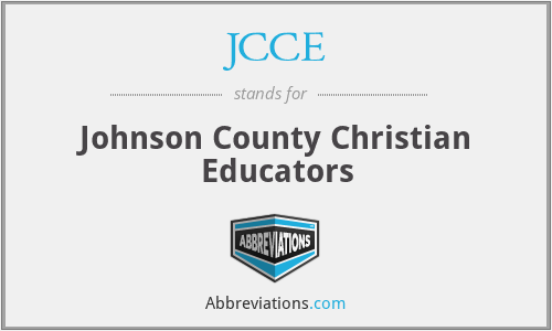 JCCE - Johnson County Christian Educators