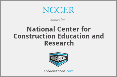 NCCER - National Center for Construction Education and Research