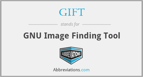 GIFT - GNU Image Finding Tool