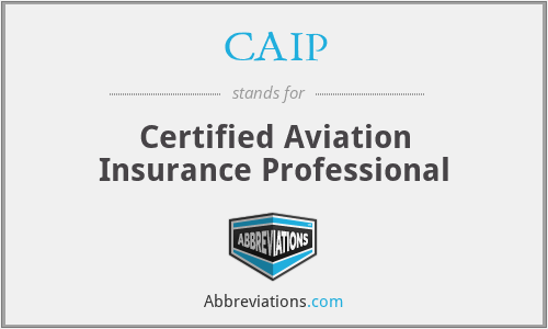 CAIP - Certified Aviation Insurance Professional
