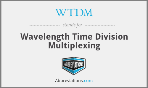 WTDM - Wavelength Time Division Multiplexing