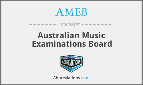 AMEB - Australian Music Examinations Board