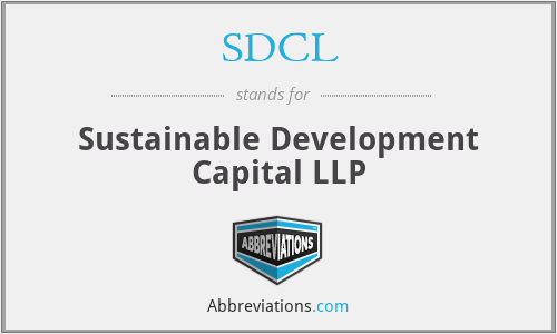 SDCL - Sustainable Development Capital LLP