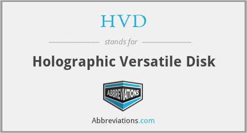 HVD - Holographic Versatile Disk