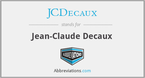 JCDecaux - Jean-Claude Decaux