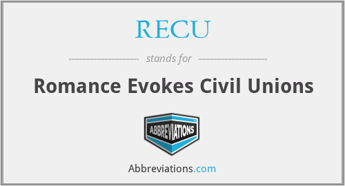RECU - Romance Evokes Civil Unions