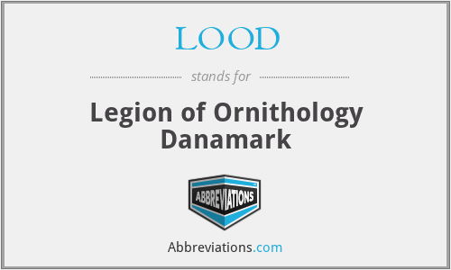 LOOD - Legion of Ornithology Danamark