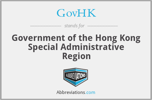 GovHK - Government of the Hong Kong Special Administrative Region