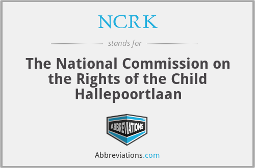 NCRK - The National Commission on the Rights of the Child Hallepoortlaan