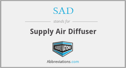 SAD - Supply Air Diffuser