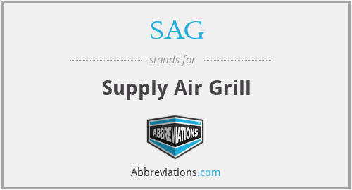 SAG - Supply Air Grill