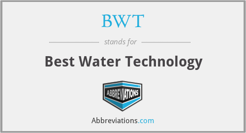 BWT - Best Water Technology