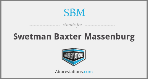 SBM - Swetman Baxter Massenburg