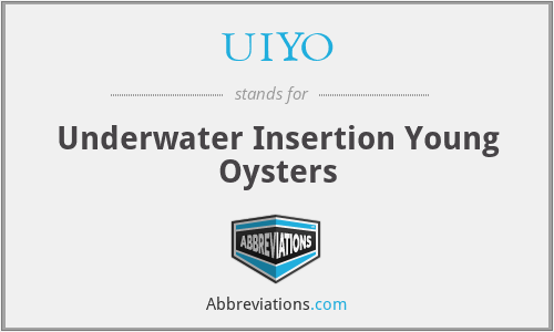 UIYO - Underwater Insertion Young Oysters