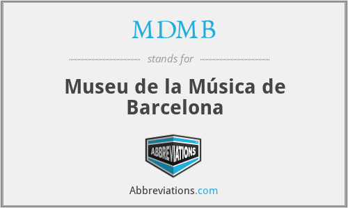 MDMB - Museu de la Música de Barcelona