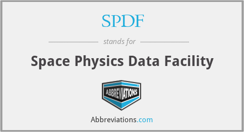 SPDF - Space Physics Data Facility