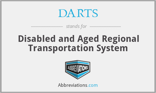 DARTS - Disabled and Aged Regional Transportation System