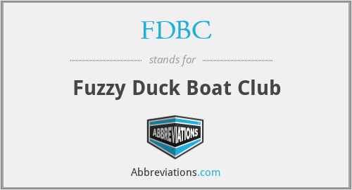 FDBC - Fuzzy Duck Boat Club