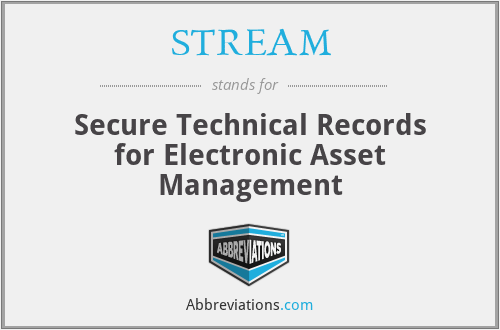 STREAM - Secure Technical Records for Electronic Asset Management