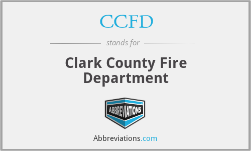 CCFD - Clark County Fire Department