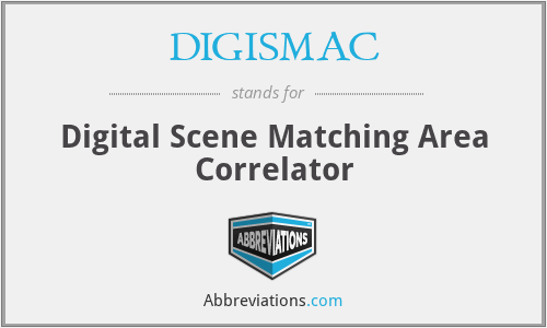 DIGISMAC - Digital Scene Matching Area Correlator
