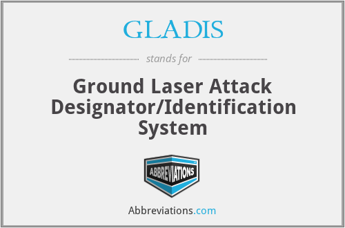 GLADIS - Ground Laser Attack Designator/Identification System