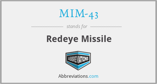 MIM-43 - Redeye Missile