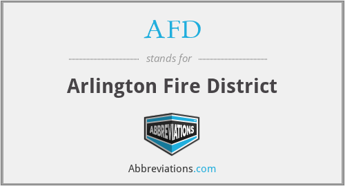 AFD - Arlington Fire District