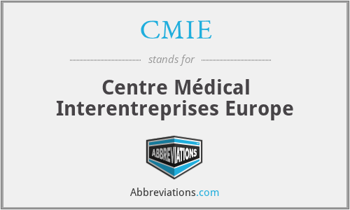 CMIE - Centre Médical Interentreprises Europe