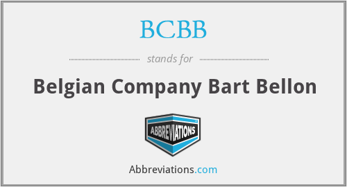 BCBB - Belgian Company Bart Bellon