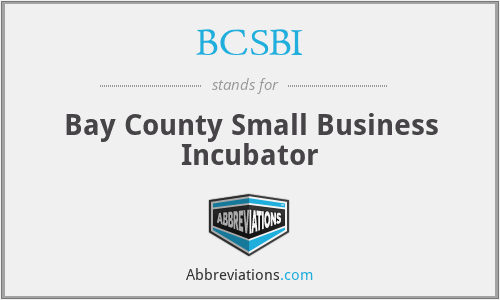 BCSBI - Bay County Small Business Incubator