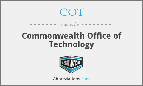 COT - Commonwealth Office of Technology