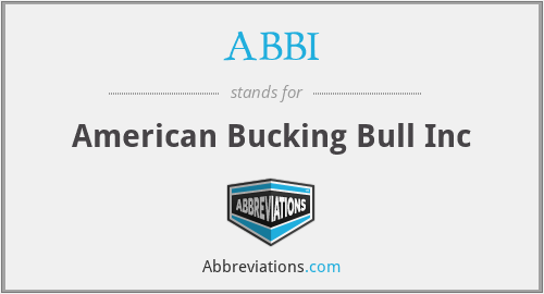 ABBI - American Bucking Bull Inc
