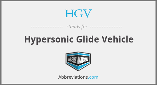 HGV - Hypersonic Glide Vehicle
