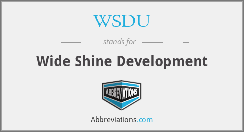 WSDU - Wide Shine Development