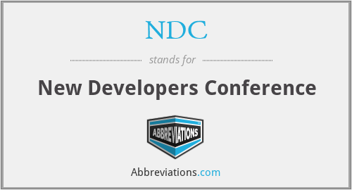 NDC - New Developers Conference