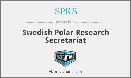 SPRS - Swedish Polar Research Secretariat