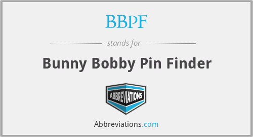 BBPF - Bunny Bobby Pin Finder