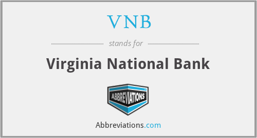 VNB - Virginia National Bank